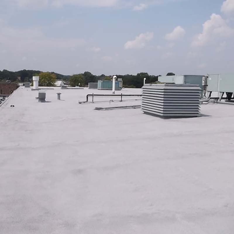 Spray Foam for Commercial Flat Roof Repair