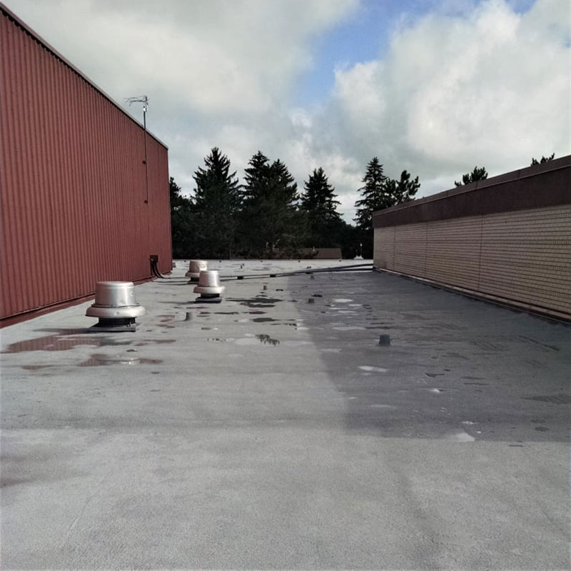 Commercial Flat Roof Repair - After